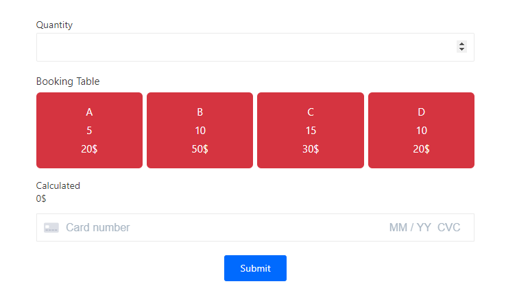 form booking 14