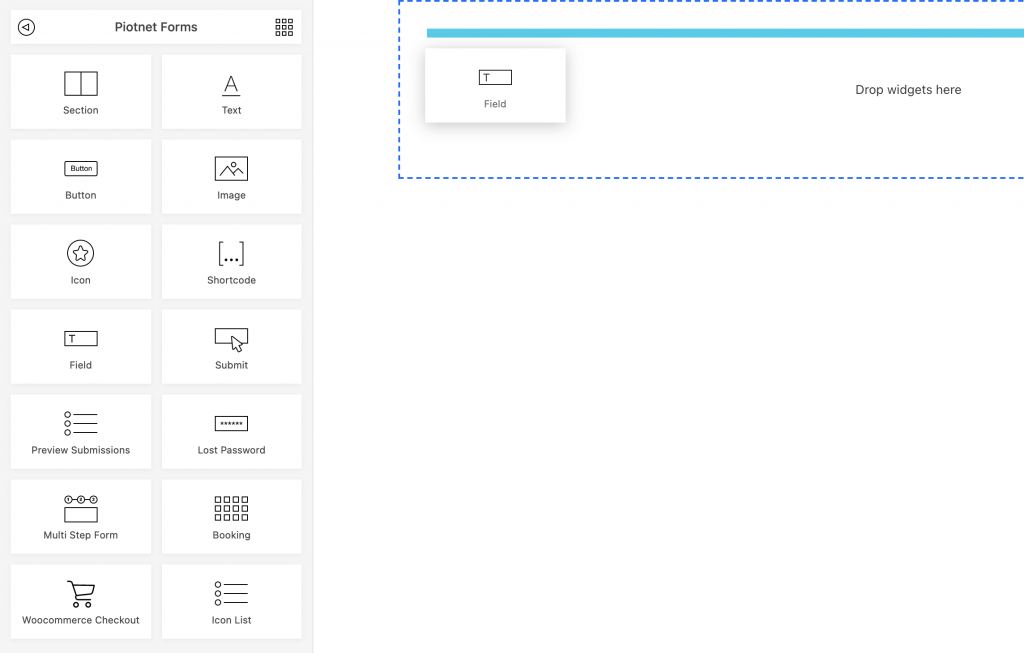 Creating Your First Form - Piotnet Forms