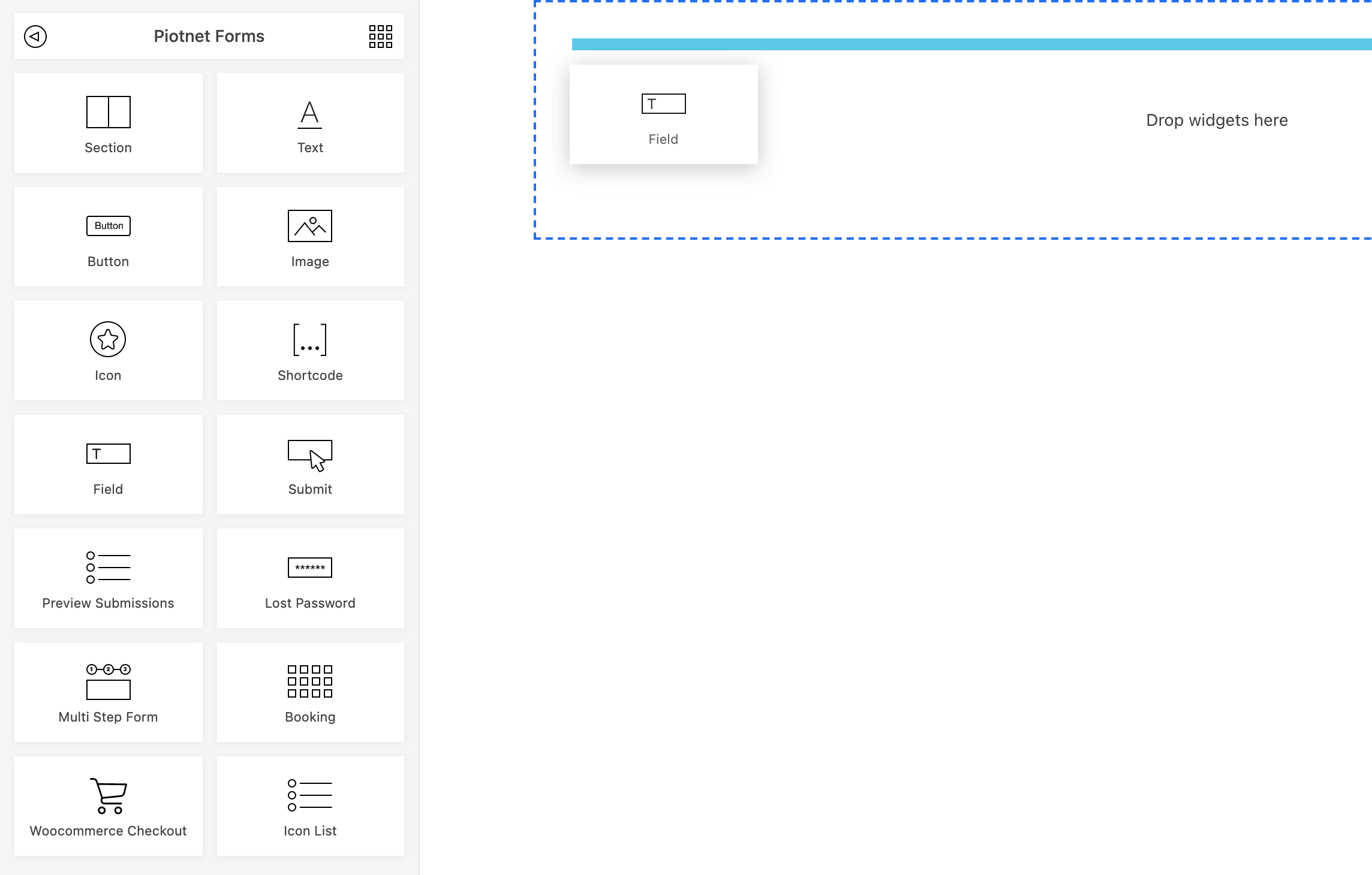 drag drop form builder