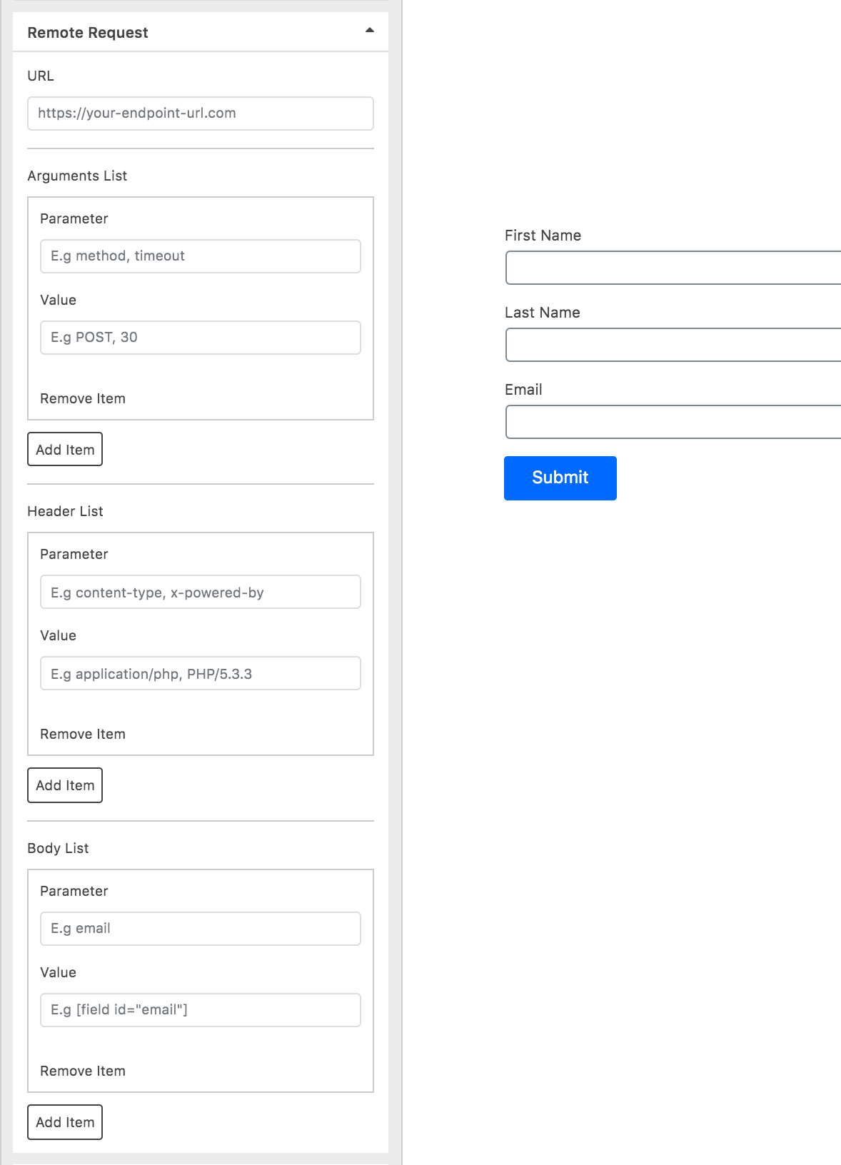 Remote Request Piotnet Forms Remote request piotnet forms