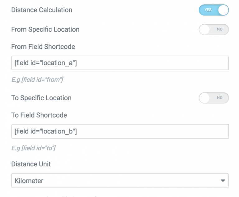 distance calculation 2