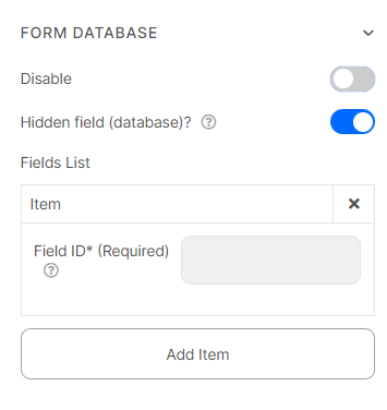 form database 6