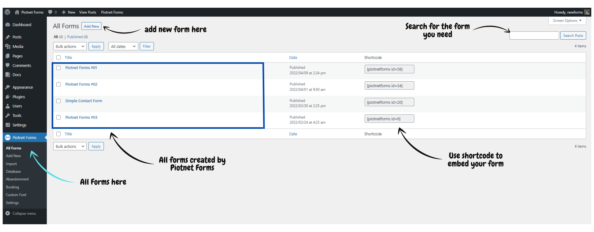 Woocommerce One Page Checkout - Piotnet Forms