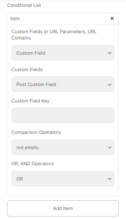 conditional visibility 5