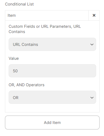 conditional visibility 7