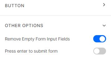remove empty fields with piotnet forms